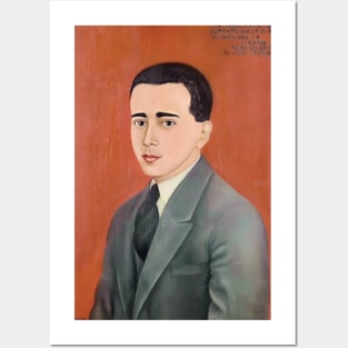 Portrait of Alejandro Gomez Arias by Frida Kahlo Posters and Art